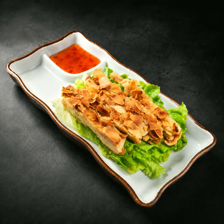 Poisson frit à la bonite