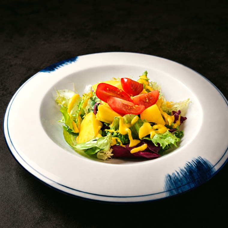 Salade de mangue et tomate