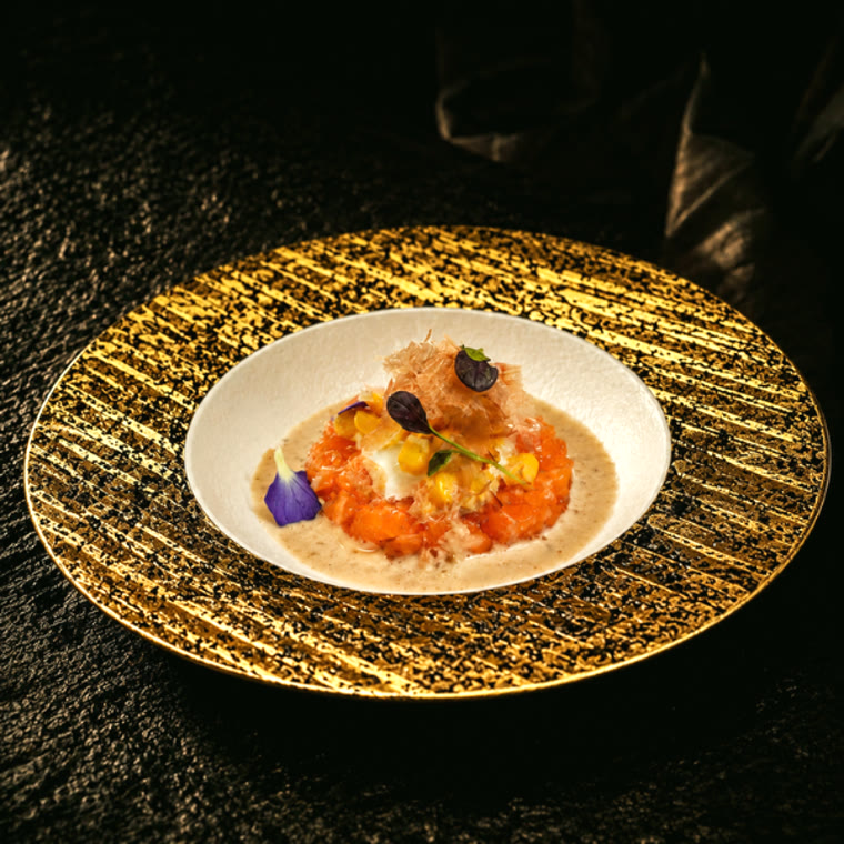 Tartare de saumon aux agrumes
