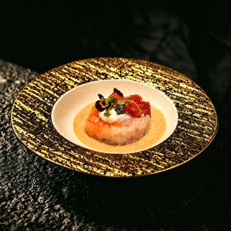 Tartare de saumon au ponzu