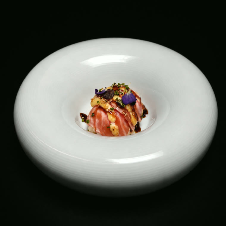 Tataki de thon, pistache