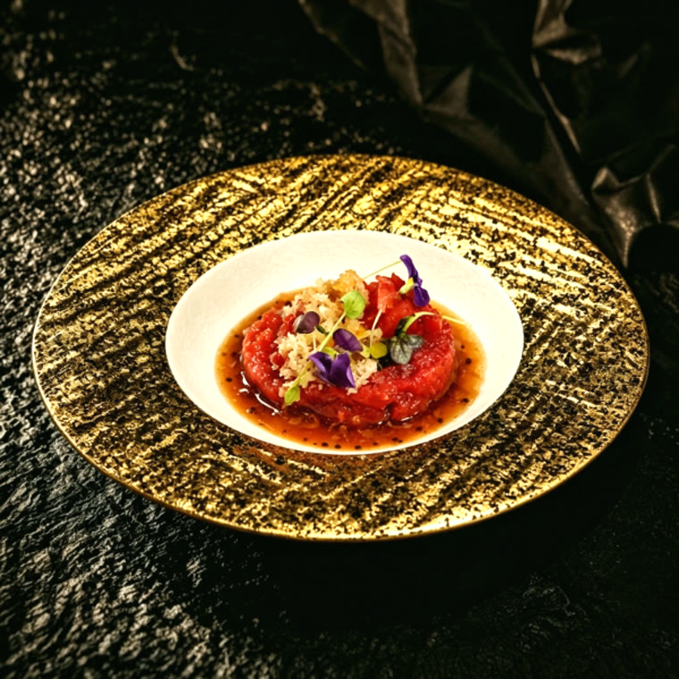 Tartare de thon au ponzu