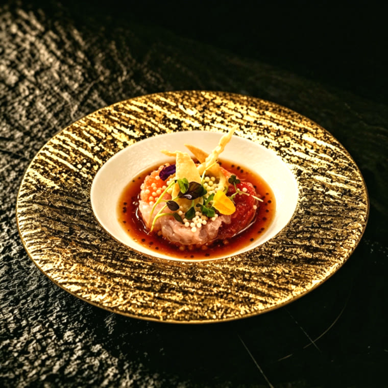 Tartare de crabe, mangue, ponzu