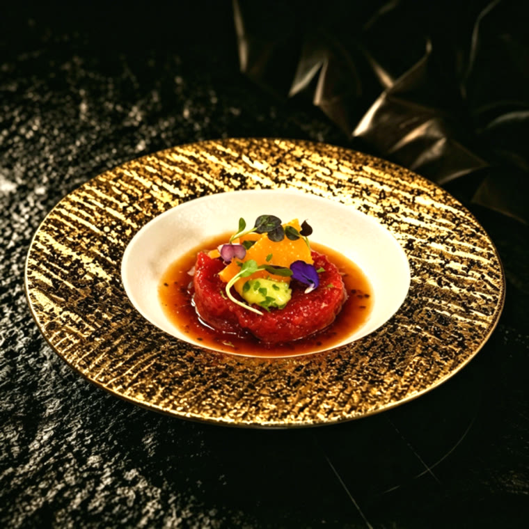 Tartare de thon, avocat, ponzu