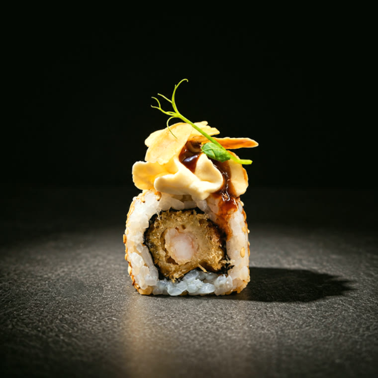 Maki crevette tempura & mayo